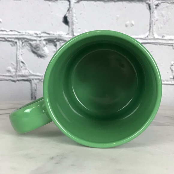 Warner Bros Looney Tunes Bugs Bunny 1999 Vintage Green Ceramic Coffee Mug & Cup - Picture 6 of 8